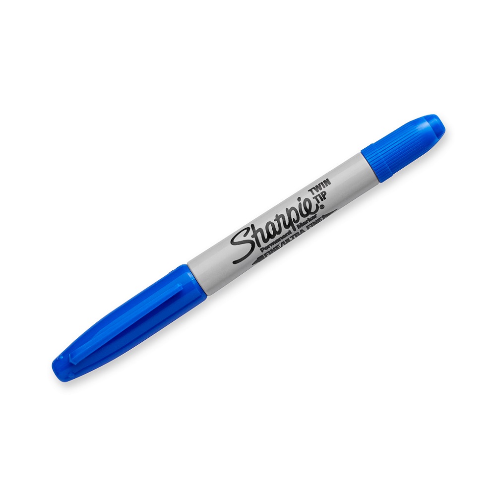 SHARPIE PERMANENTNI MARKER TWIN TIP PLAVI - Слика 2