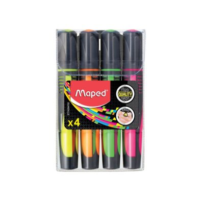 TEKST MARKER MAPED FLUO`PEPS MAXI BLISTER