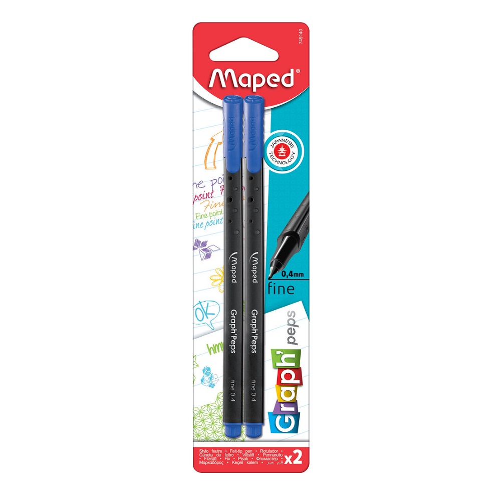 MAPED FINE LINER GRAPH`PEPS 1/2