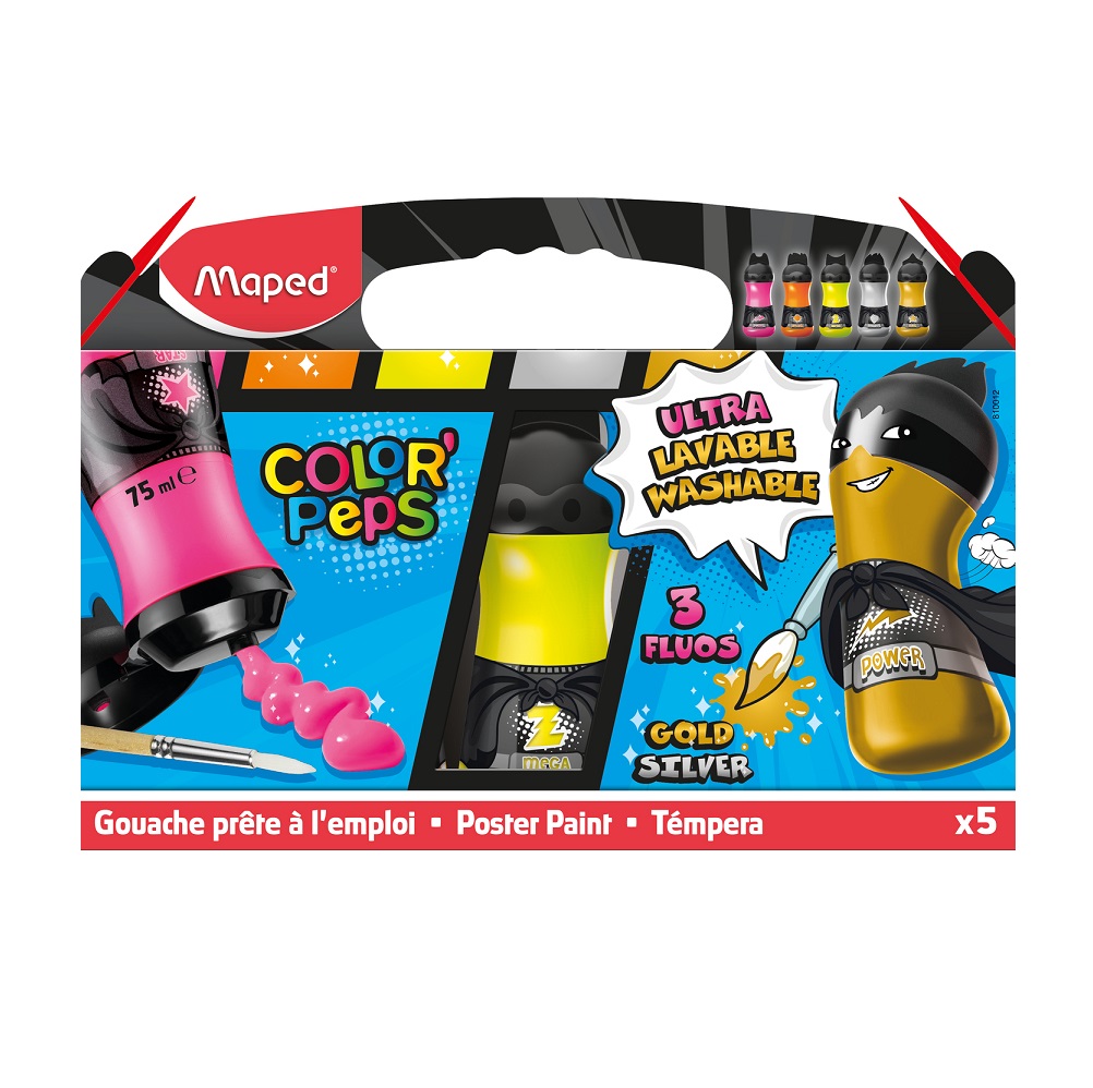 TEMPERE MAPED COLOR `PEPS SET 75ML GOLD/SILVER