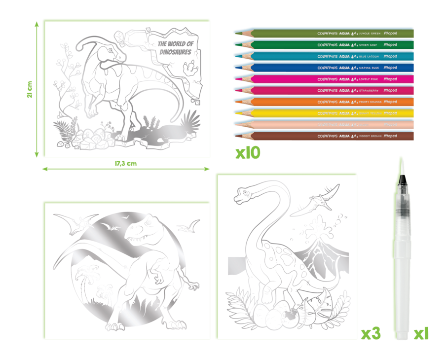 MAPED MAPED CREATIV M907058 DINOSAURUS - Слика 3
