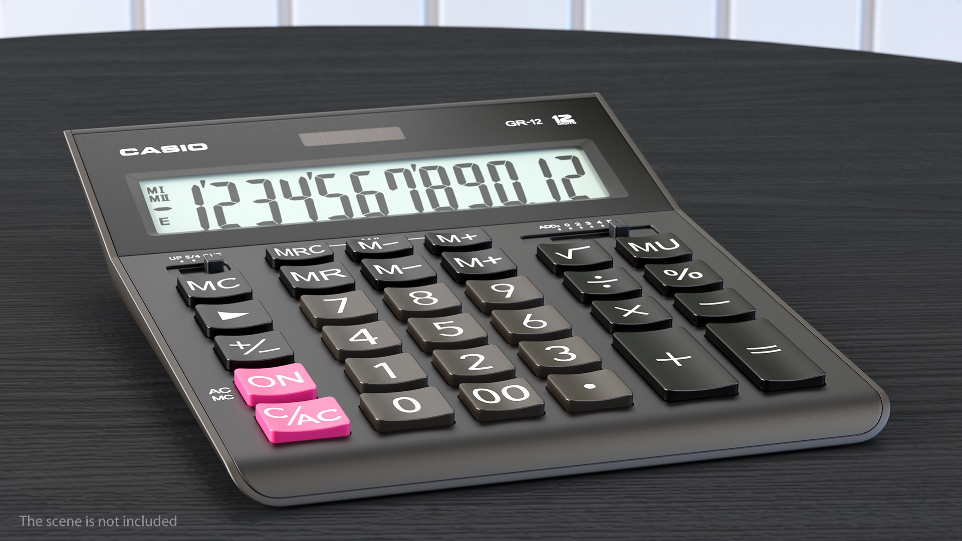 CASIO KALKULATOR GR 12 CRNI - Слика 4