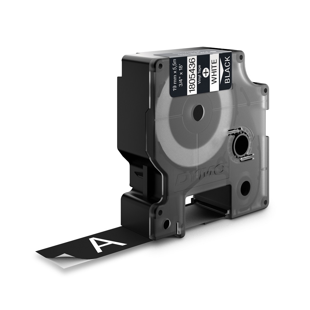 DYMO TRAKA INDUSTRIJSKA 19MM BELA/CRNA