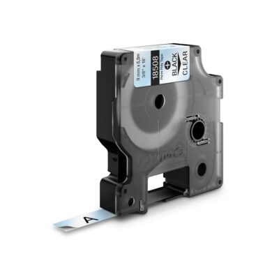 DYMO TRAKA INDUSTRIJSKA POLIESTER 9MM CRNA/PROVIDNA