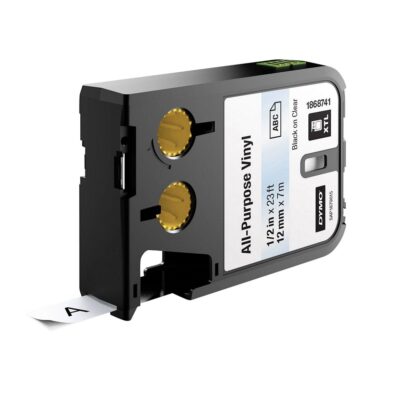 DYMO TRAKA XTL 12MM CRNA/PROVIDNA