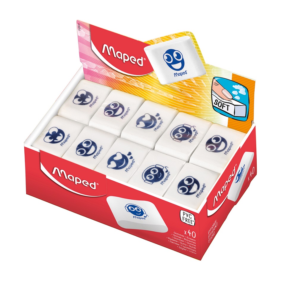 GUMICE ZA BRISANJE MAPED M112911 SOFT SMILEY