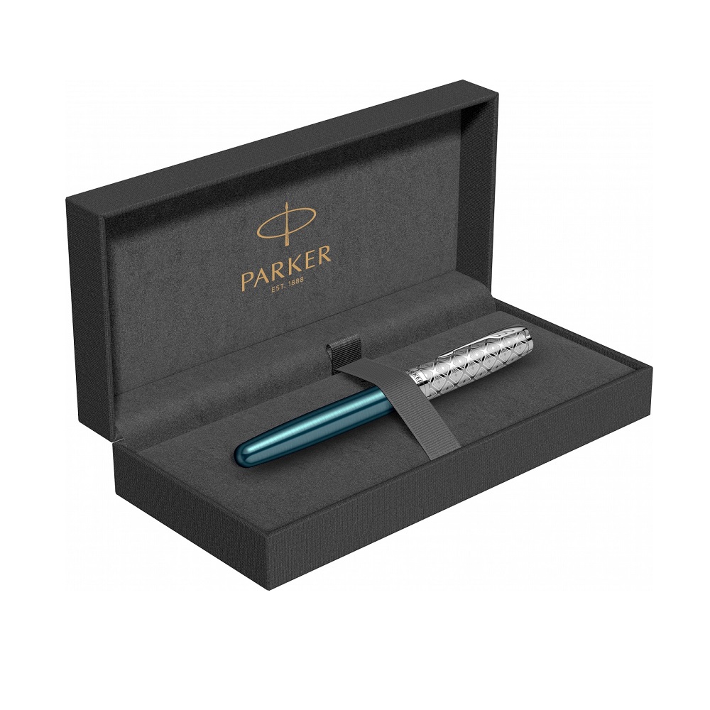 PARKER Roler olovka Royal Sonet Metal Blue CT - Слика 6