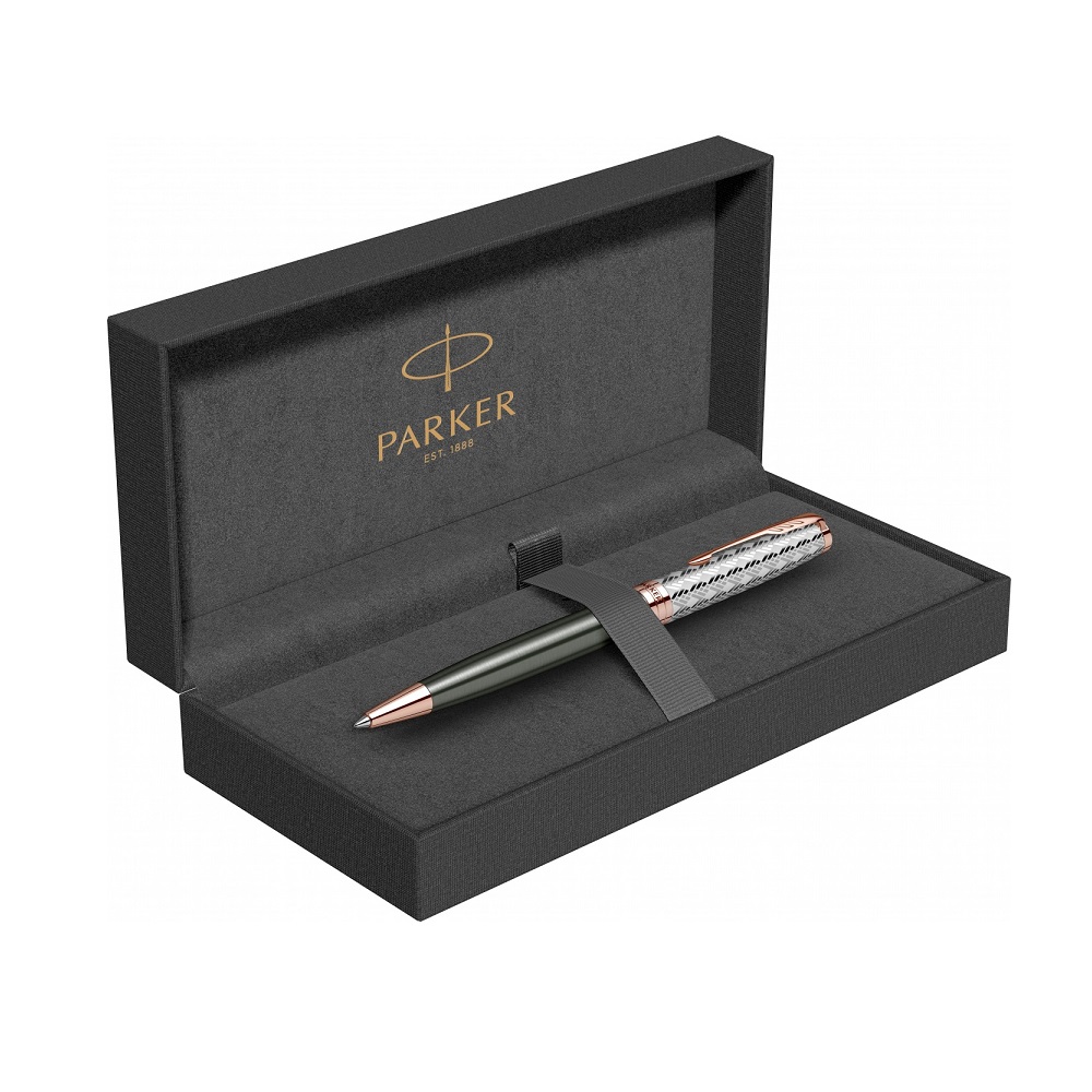 PARKER Hemijska olovka Royal Sonet Metal Grey PGT - Слика 5