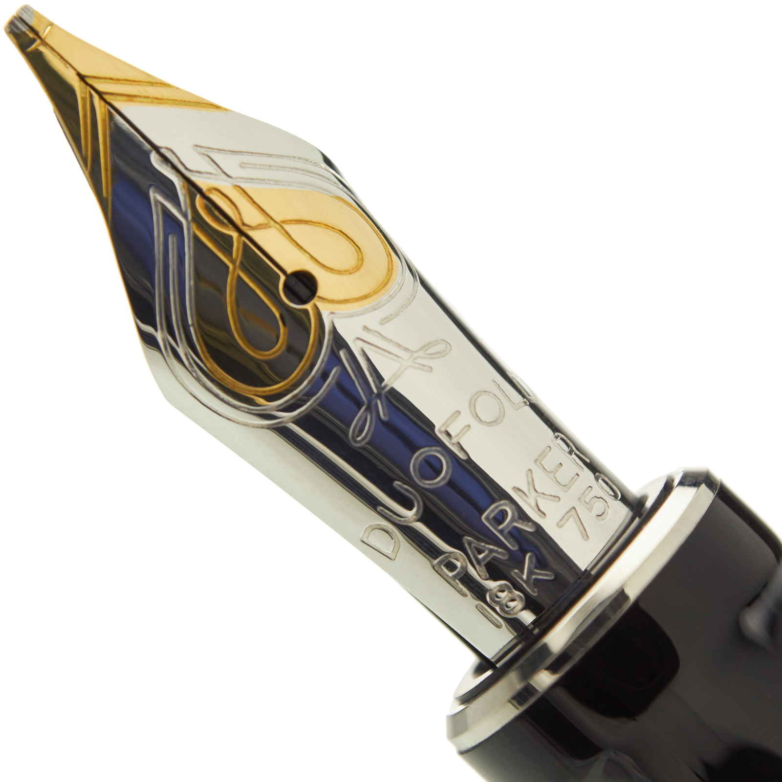 PARKER Nalivpero Royal Duofold Classic Black CT M - Слика 11