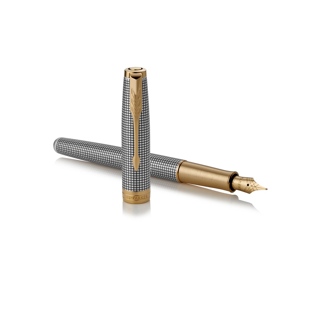 PARKER Nalivpero Royal Sonet Silver Chisel GT F - Слика 6
