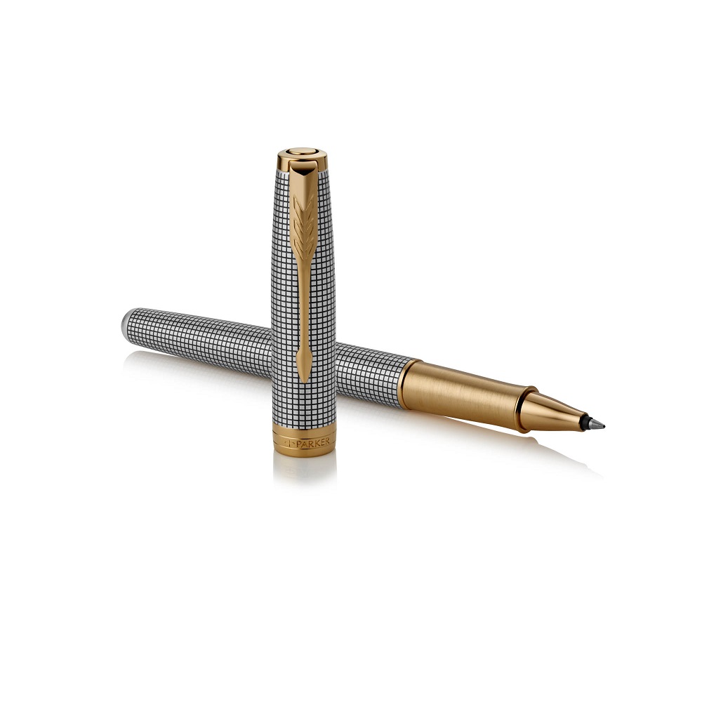 PARKER Roler olovka Royal Sonet Silver Chisel GT - Слика 6