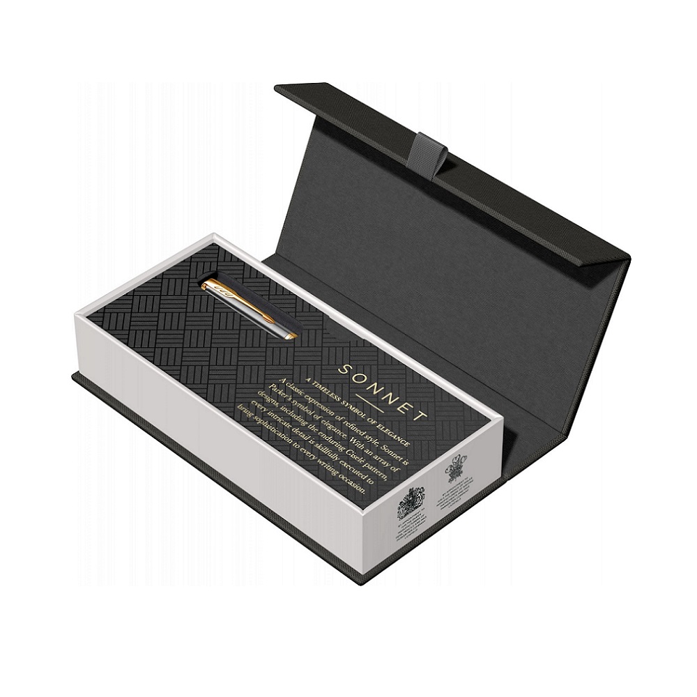 PARKER Hemijska olovka Royal Sonet Stainless Steel GT - Слика 7