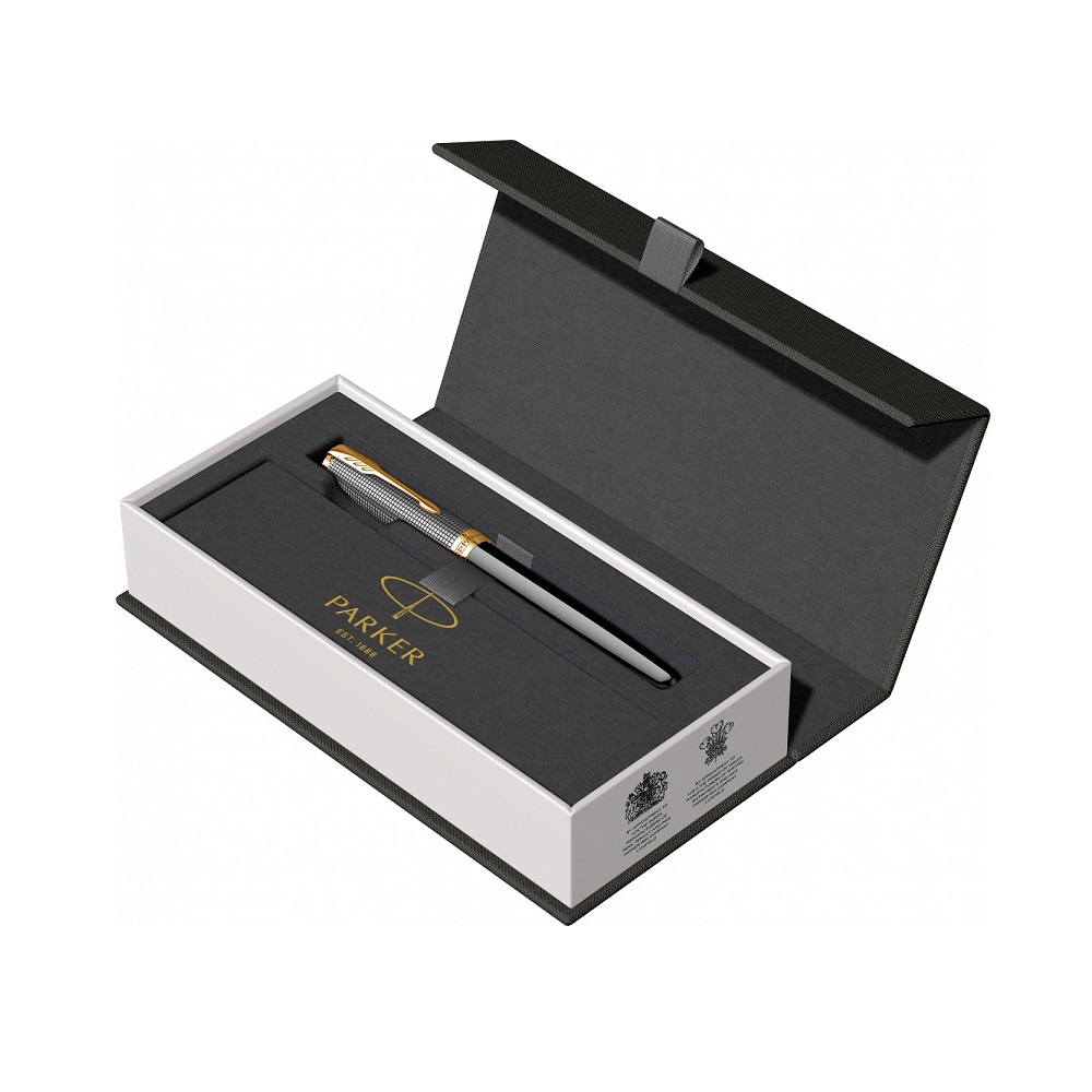 PARKER Roler olovka Royal Sonet Black Chisel GT - Слика 7