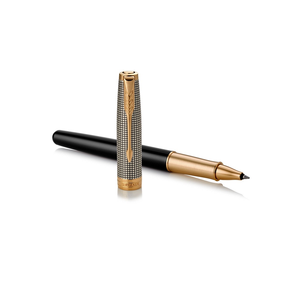 PARKER Roler olovka Royal Sonet Black Chisel GT - Слика 6