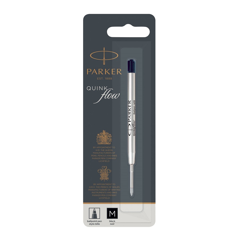 PARKER Refil za hemijsku olovku Royal Quink Black M - Слика 2