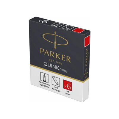 Patrone za nalivpero Parker Royal Quink Red Mini