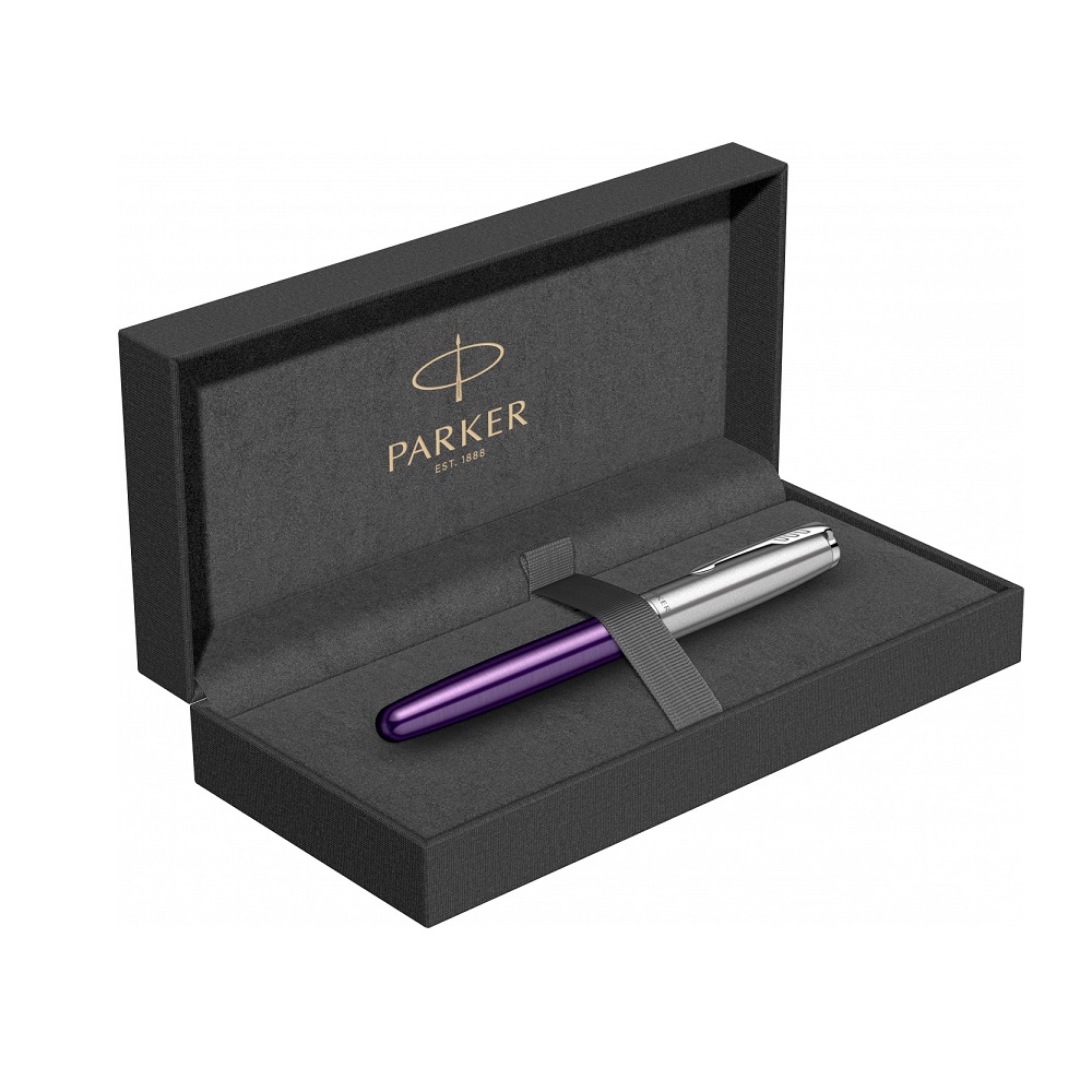 PARKER Nalivpero Royal Sonet Silver Violet CT - Слика 7