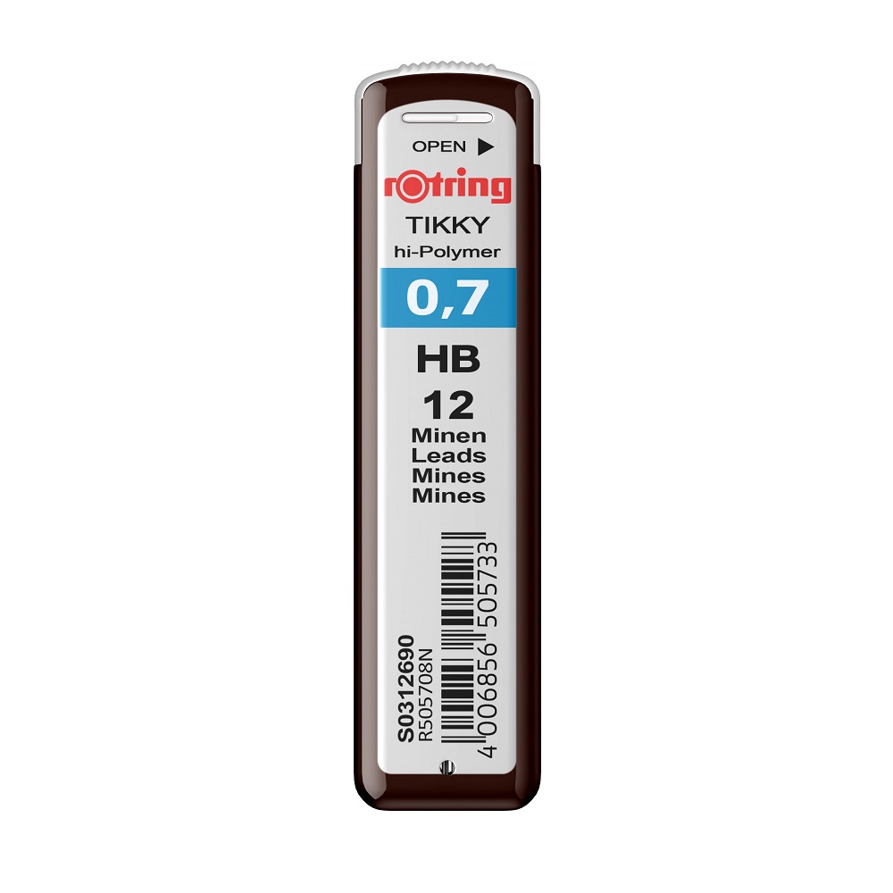 ROTRING Mine za tehničku olovku Hi Polymer HB 0.7
