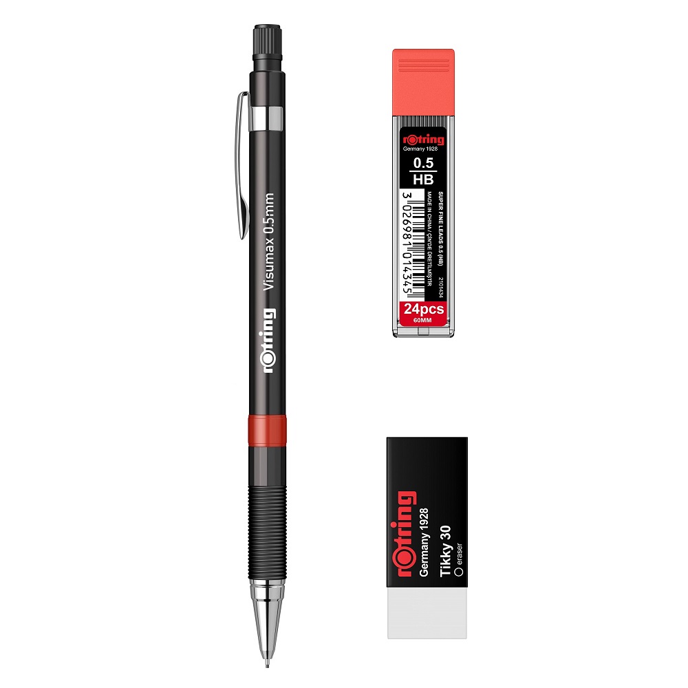 ROTRING Tehnička olovka VISUMAX Crvena - Слика 10