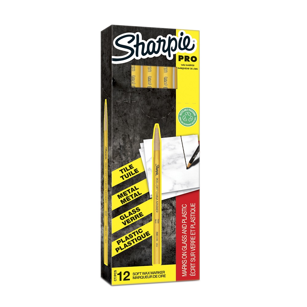 SHARPIE PRO MARKER ZA STAKLO I PLASTIKU ŽUTI - Слика 5
