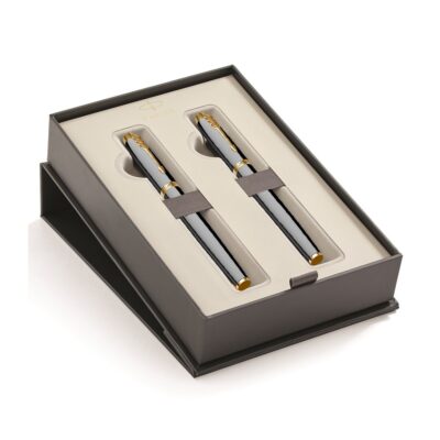 Parker poklon SET Royal IM Black GT - Nalivpero + Roler