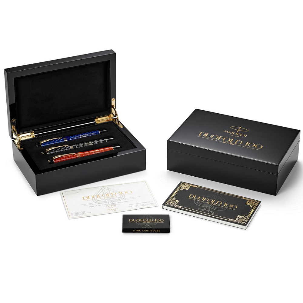 PARKER Nalivpero Royal Set Duofold 100th Anniversary - Слика 3
