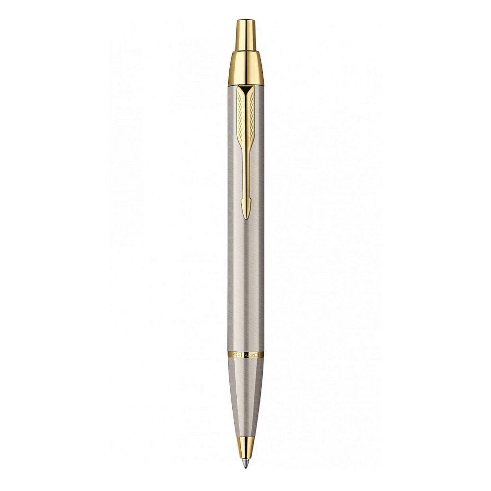 PARKER poklon SET IM Brushed Metal GT - Hemijska olovka + Roler - Слика 3