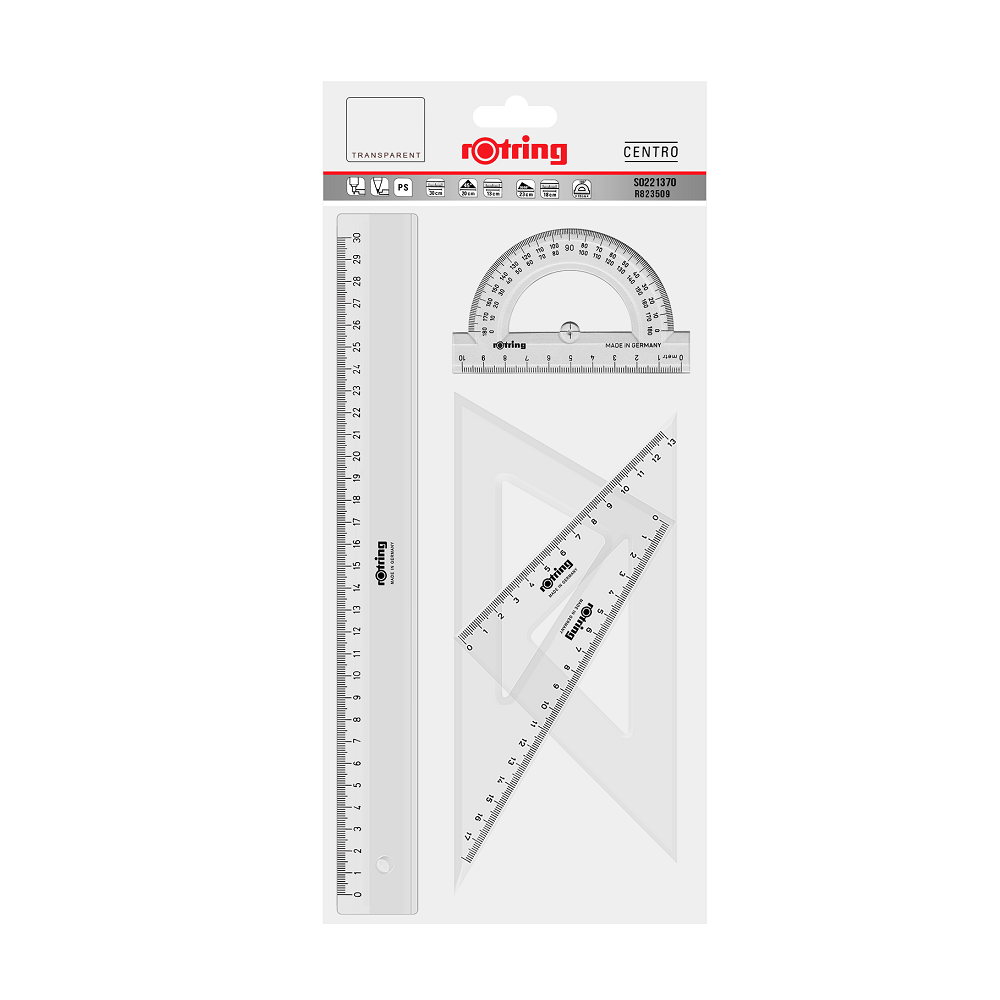 Lenjir set ROTRING Centro