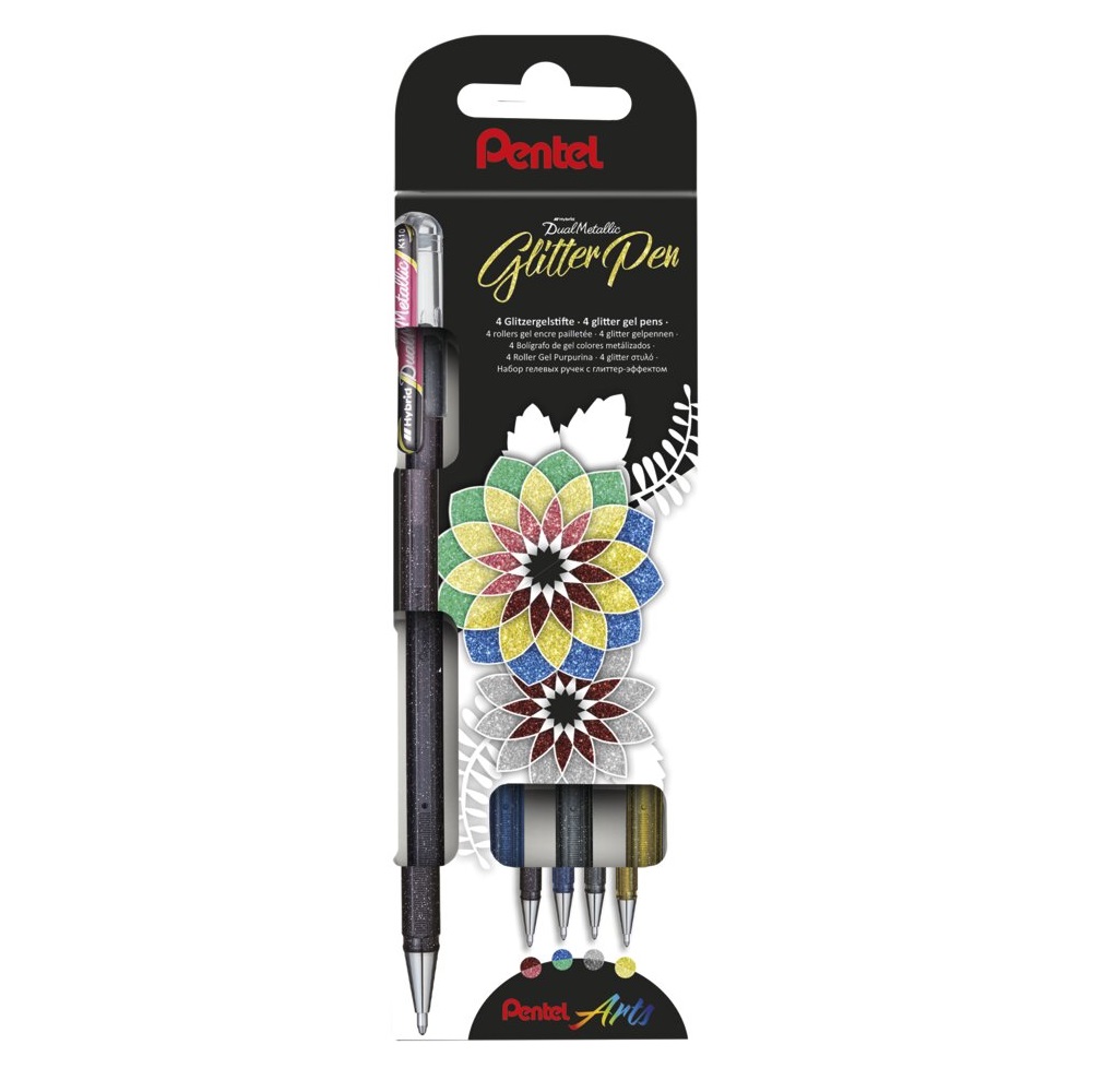 PENTEL Hemijska olovka K-110 DUAL METALLIC 1.0mm 1/4 - Слика 4
