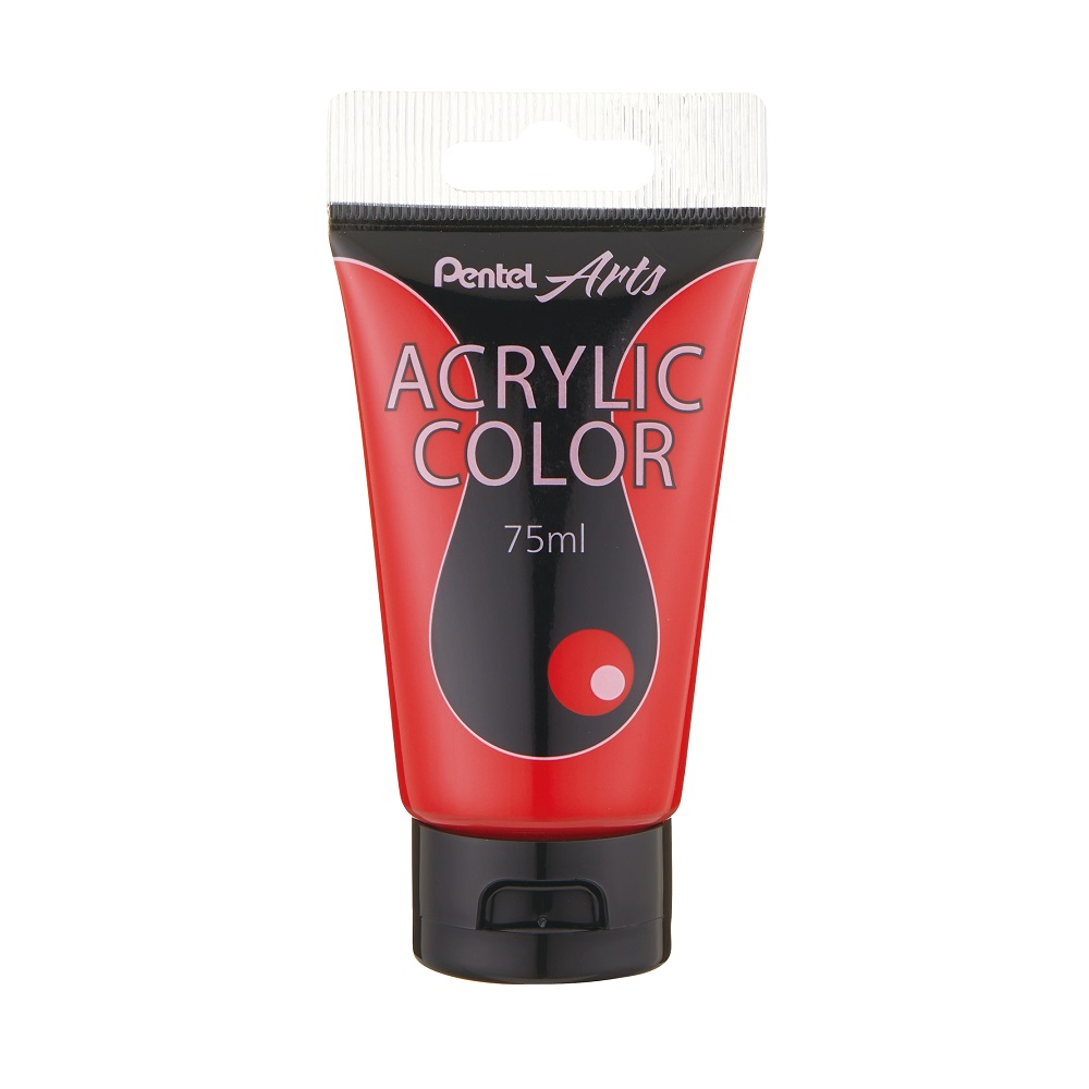 PENTEL ARTS Akrilna boja 75ml CRVENA SCARLET