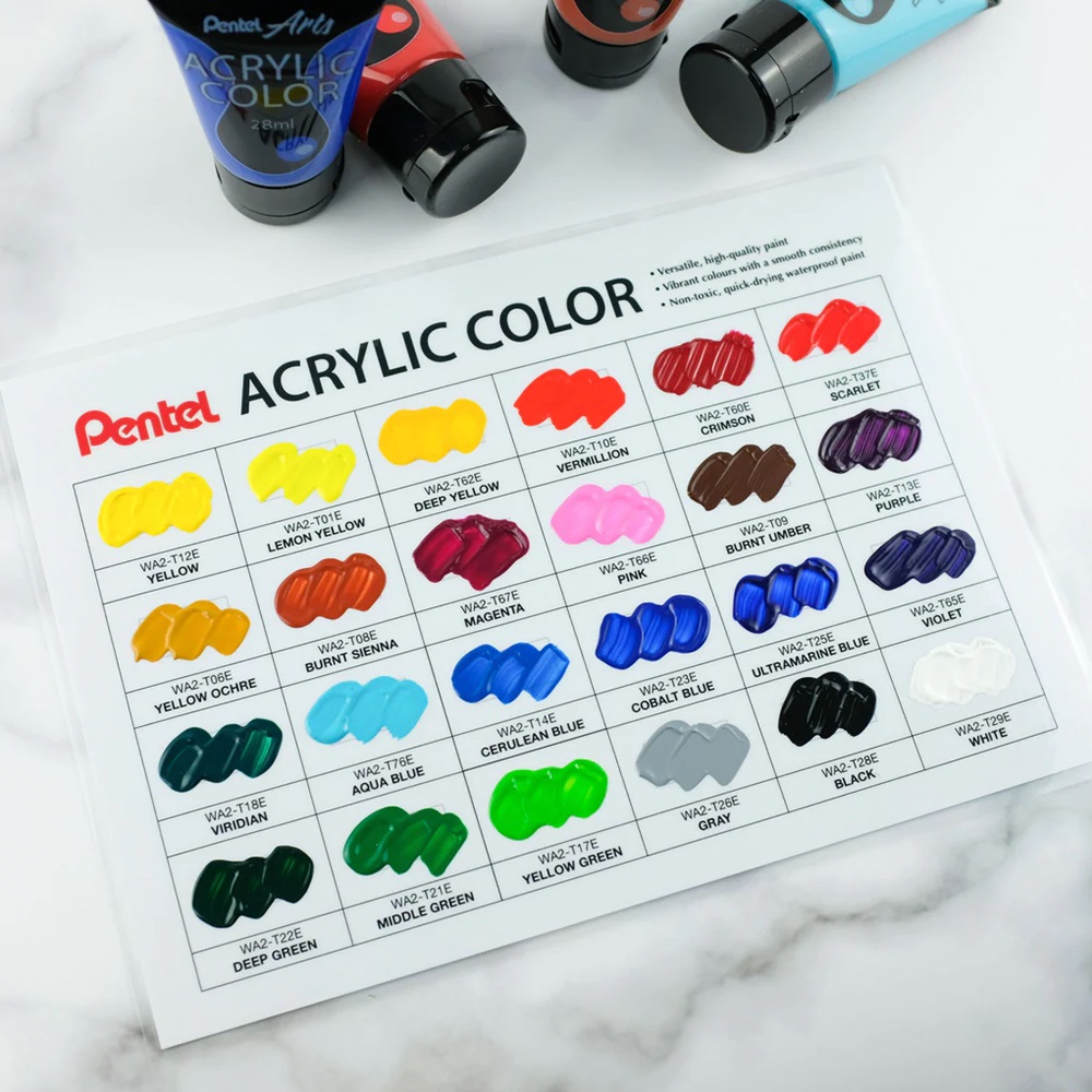PENTEL ARTS Akrilna boja 75ml OKER - Слика 2