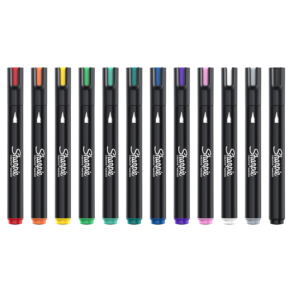 SHARPIE AKRILNI MARKER SET 1/12 OBLI VRH - Слика 2