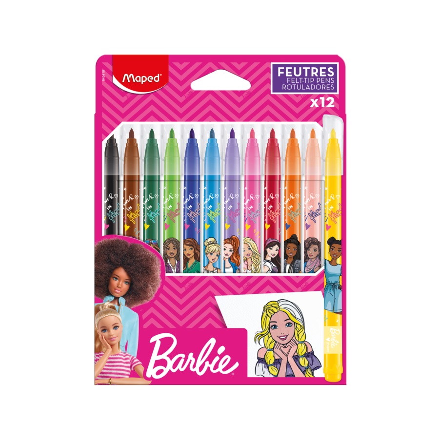 MAPED skolski set Barbie