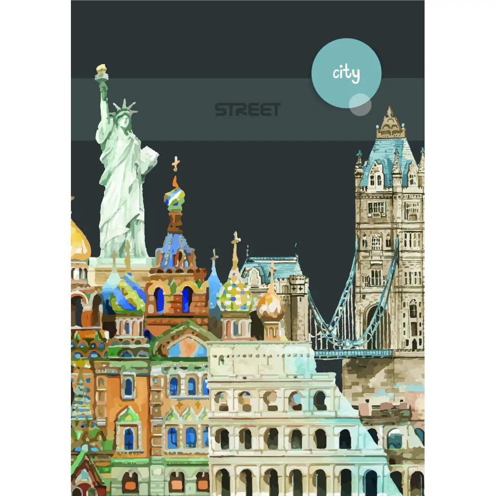 STREET Sveska sa mekom koricom CITY BREAK