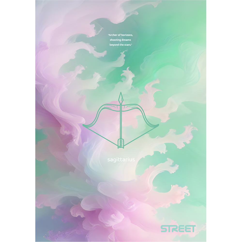 STREET Sveska sa mekom koricom ZODIAC