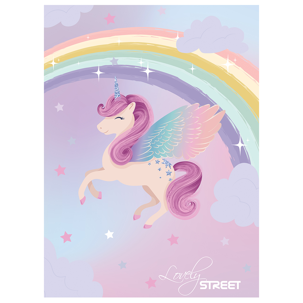STREET Sveska sa mekom koricom LUX UNICORN