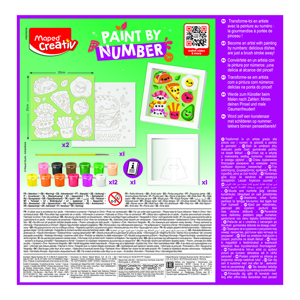 MAPED CREATIV SET BOJENJE PO BROJEVIMA