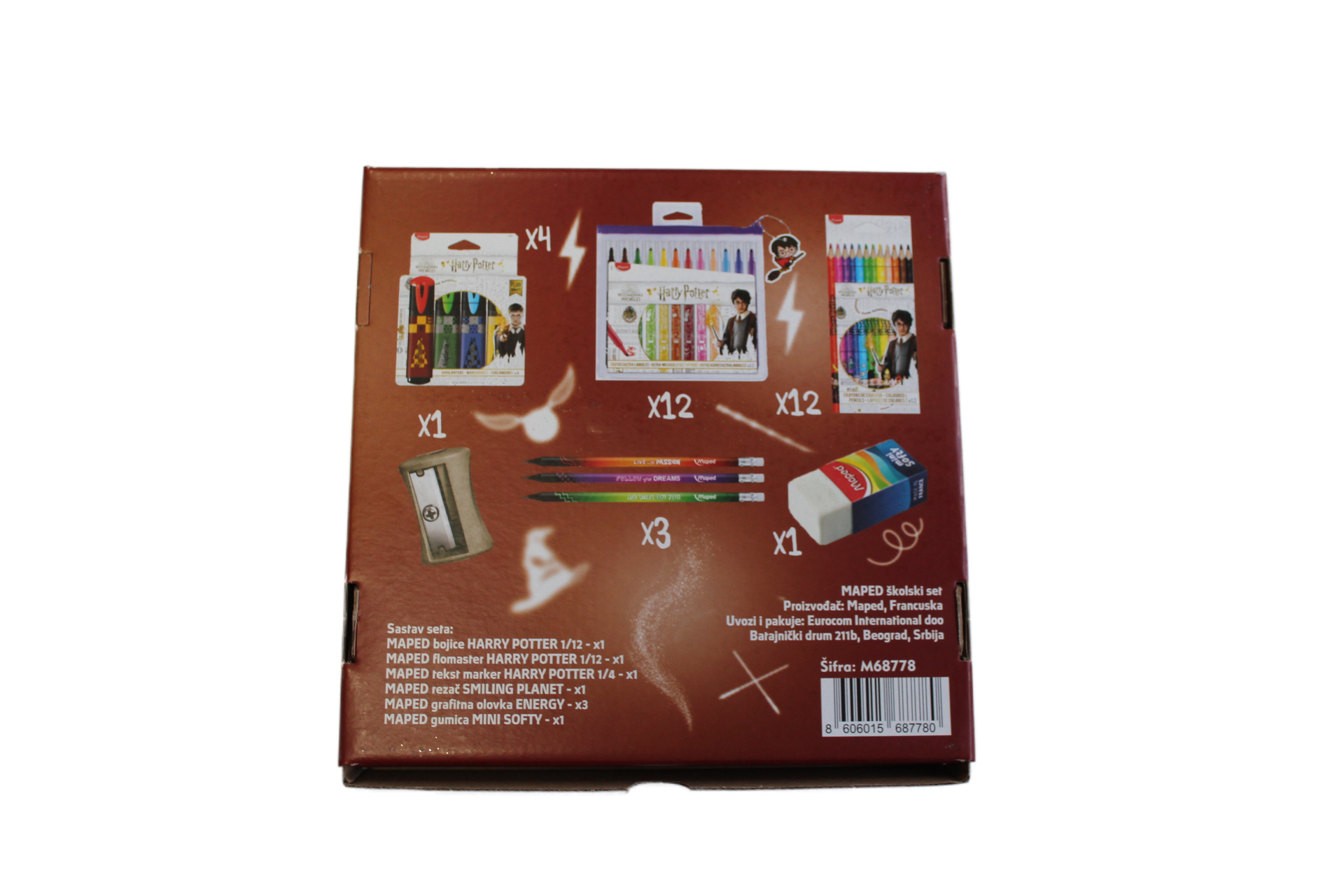 MAPED skolski set Harry Potter