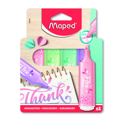 TEKST MARKER MAPED PASTEL FLEX