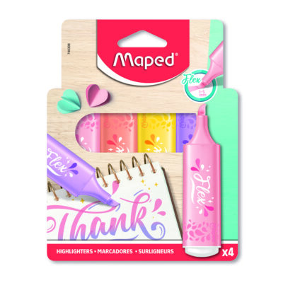 TEKST MARKER MAPED PASTEL FLEX