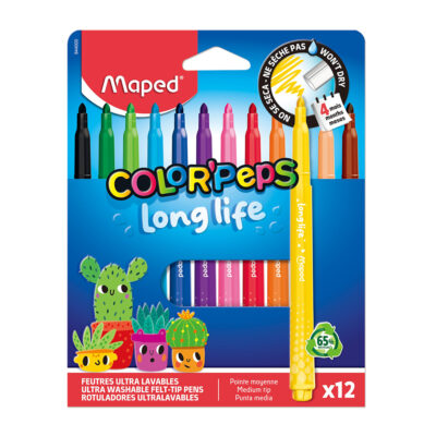 FLOMASTERI MAPED COLOR`PEPS LONG LIFE 2.0