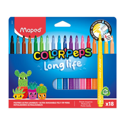FLOMASTERI MAPED COLOR`PEPS LONG LIFE 2.0
