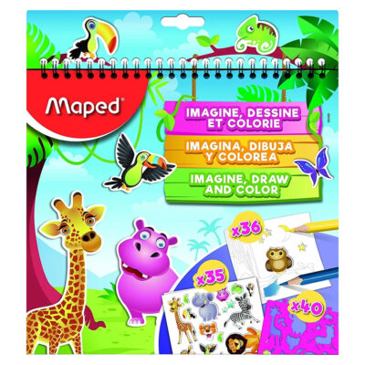 FLOMASTERI MAPED JUNGLE + BOJANKA
