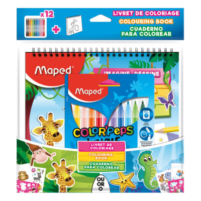 FLOMASTERI MAPED JUNGLE + BOJANKA