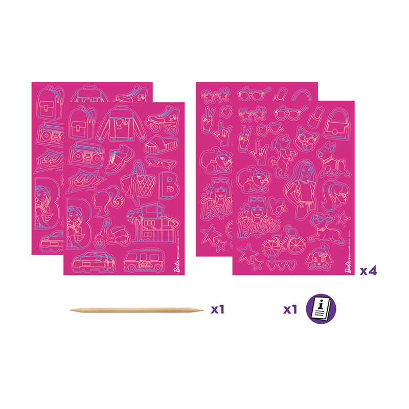 POKLON SET STIKERI MAPED BARBIE - Слика 2
