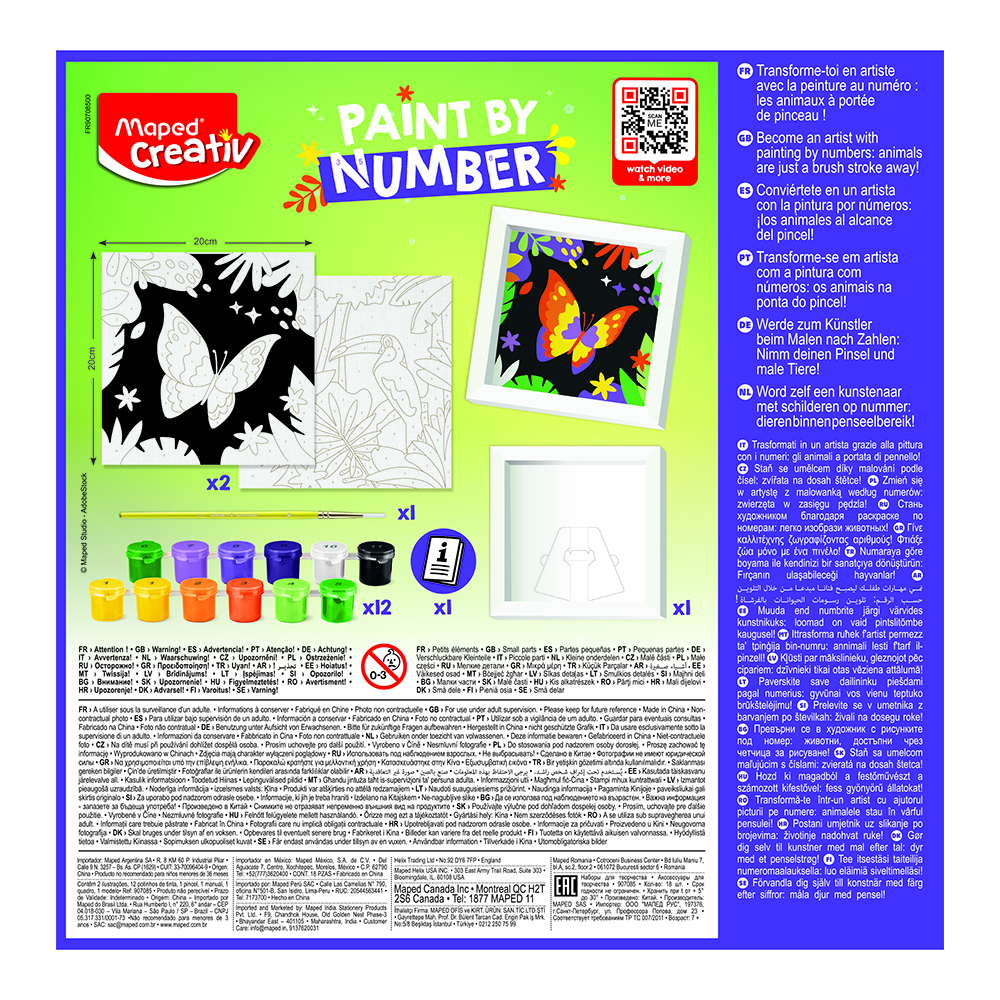 MAPED CREATIV SET BOJENJE PO BROJEVIMA