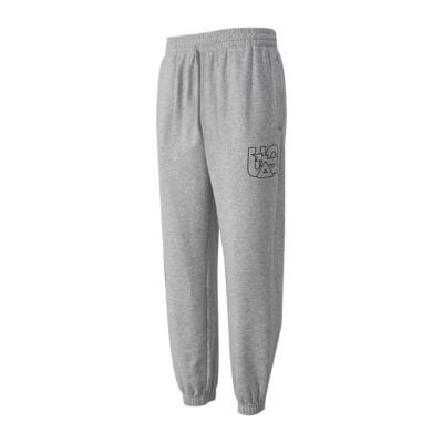 PEAK muški donji deo trenerke FW3224201 GREY boja sa flisom