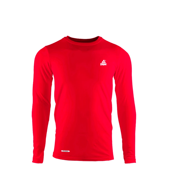 MAJICA DUG RUKAV PEAK F65263 RED - Слика 5